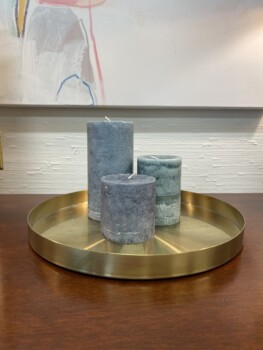 Blue Candles (with wicks)