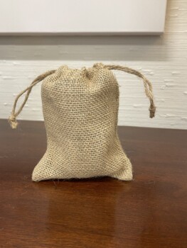 Burlap Jar Pouches