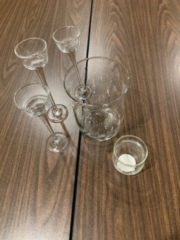 Glassware: Punch cups